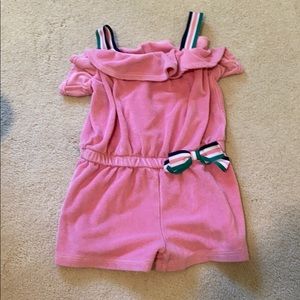 Janie and Jack Pink Romper Or Cover up